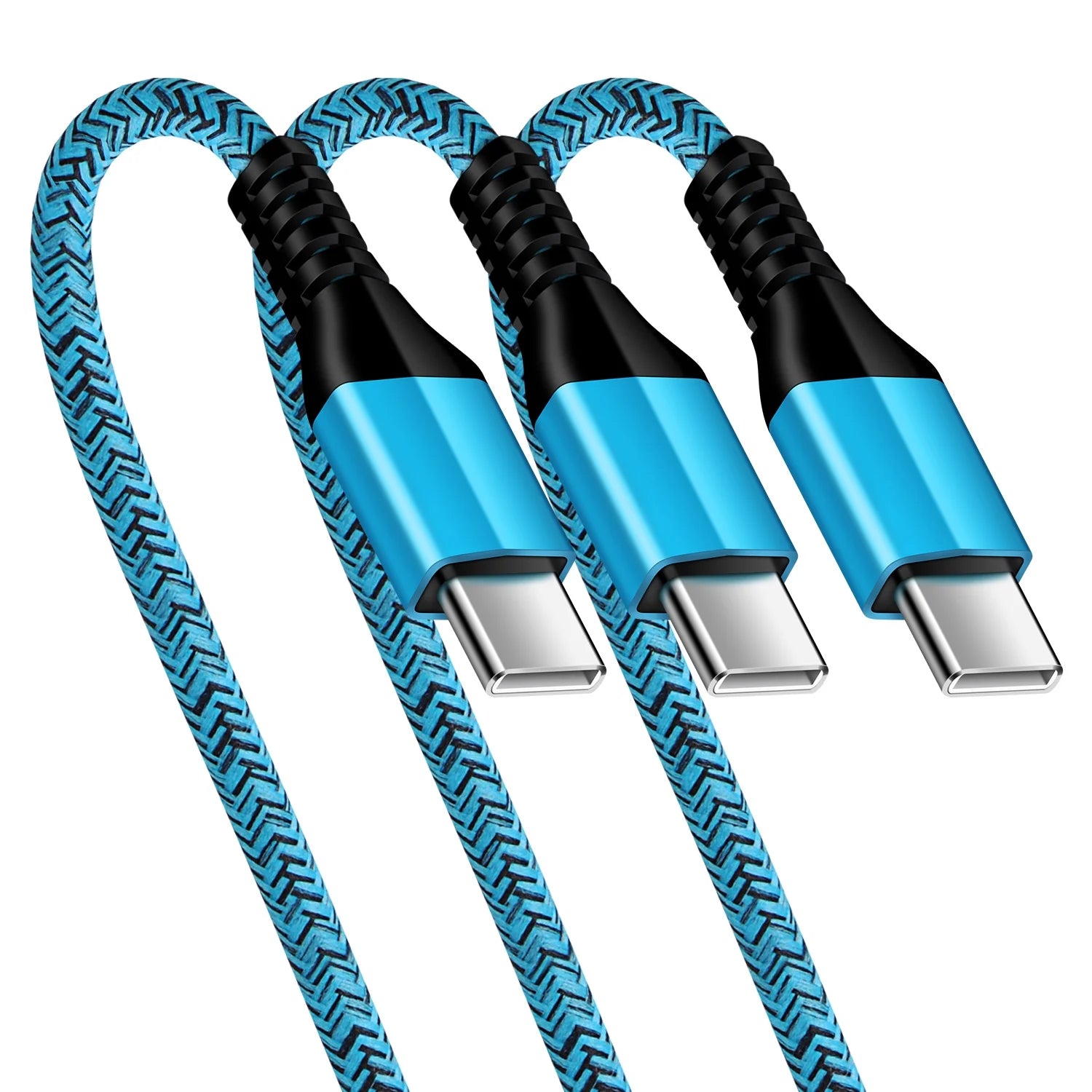 USB C to USB C Cable 6Ft, 3PACK Charging Cable 6Ft USBC Type C Fast Charging Cord Charger Compatible with Android Samsung Charger Type C
