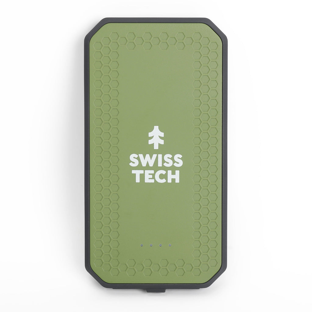 10000Mah Portable Power Bank, Dual USB-C/USB-A, IPX4 Weatherproof, Durable Design