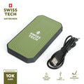 10000Mah Portable Power Bank, Dual USB-C/USB-A, IPX4 Weatherproof, Durable Design