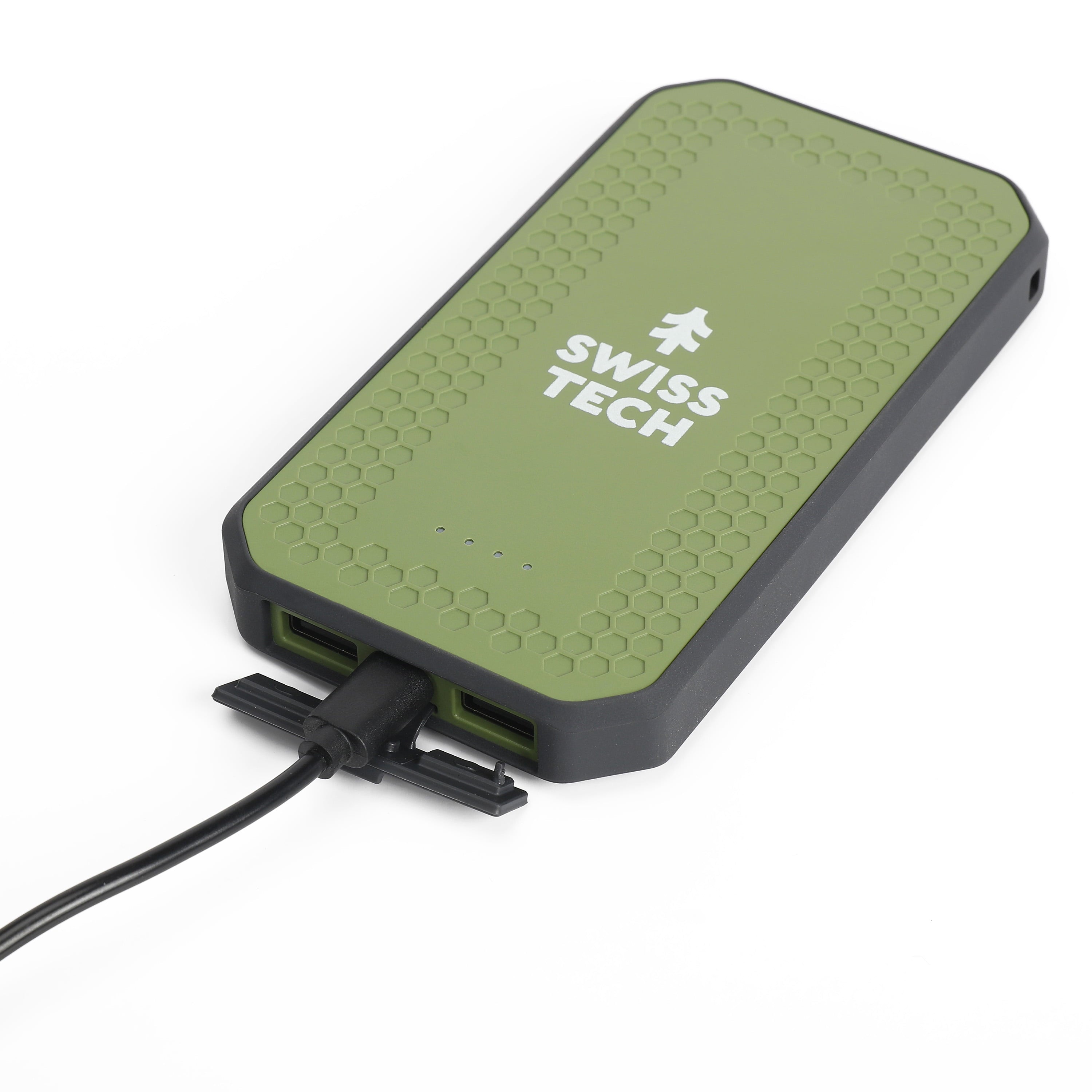 10000Mah Portable Power Bank, Dual USB-C/USB-A, IPX4 Weatherproof, Durable Design
